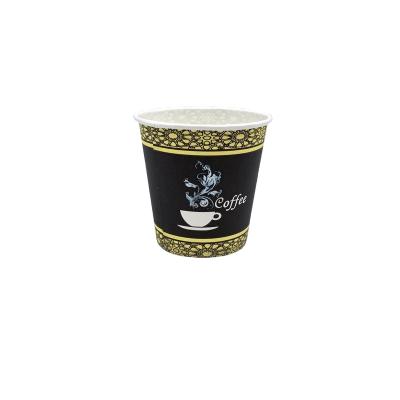 China PE Liner Paper Cup Wholdsale Price Support Disposable Flexo Paper Glass Customization Printing Tea Cup for sale