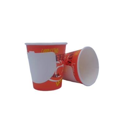 China High quality customized disposable tea cup logo disposable take away paper cup customization paper cup stock for sale