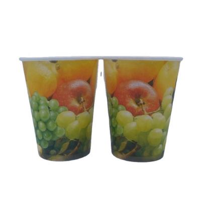 China Disposable Factory Price One Time Use 12oz Cold Paper Coffee Tea Drink Cups For Juice for sale