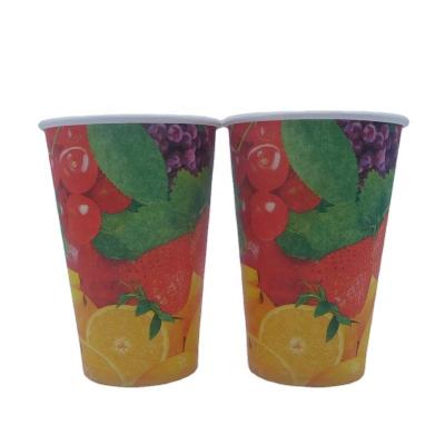 China New Product Disposable One Time Use Cold Drinking Paper Cup Disposable Paper Juice Cups for sale