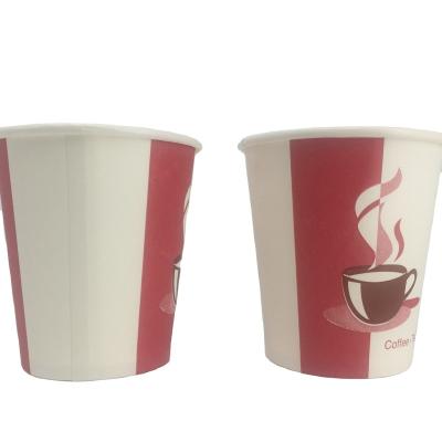 China Disposable Flexo Printing New Product Drink Paper Cup Food Grade Cold Disposable Paper Juice Cups for sale