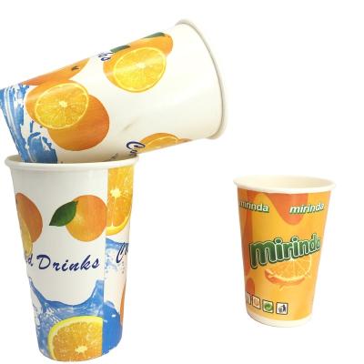 China Disposable Paper Cup Food Grade Disposable Soda Paper Cups for sale