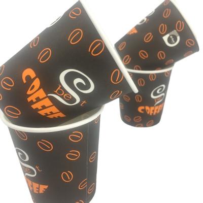 China Disposable Hotel Use 150-320 GSM Glass Cardboard Recycled Cup Mocha Paper Cup for sale