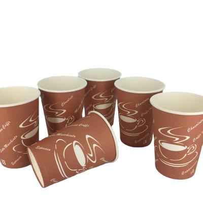 China Quality Disposable Guaranteed Plain PE Coated Insulated One Time Paper Coffee Cup for sale