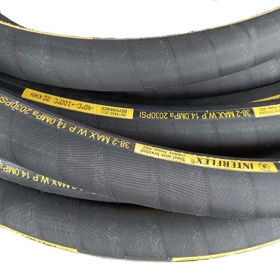 China OEM Custom High Pressure Steel Wire 602 2 Synthetic Rubber Spiral 3/4 INCH Hydraulic Hose for sale