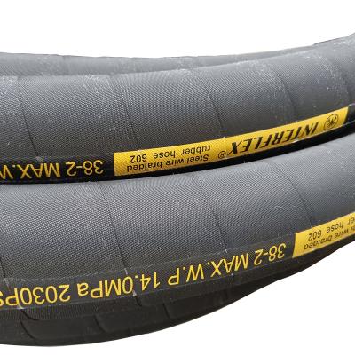 China 602 Yarn Braid Hose Steel Wire Synthetic Rubber Hydraulic Braid, Hydraulic Hose for sale