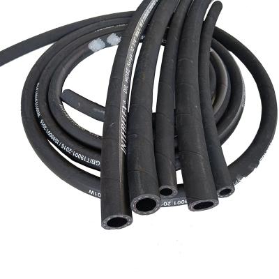 China Rubber water hose SAE J517 100R6 fiber reinforced rubber covered 18 hydraulic hosePopular Buyers for sale