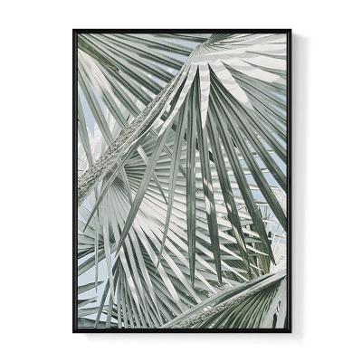 China Palm Framed Wall Art Print Greenery Abstract Painting Botanical Art for sale