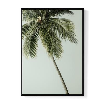 China Custom Framed Palm Tree Framed Botanical Illustration Abstract Wall Art Print Wall Art Beach House for sale