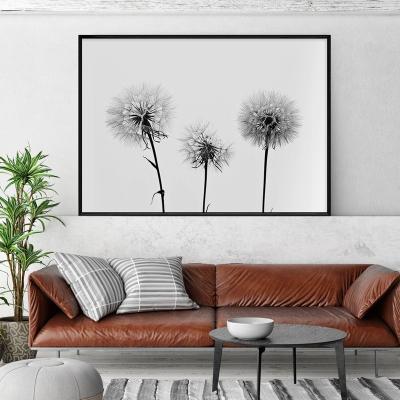 China Art Deco Prints in a Frame Dandelion Flower Painting with Frame for sale