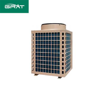 China RV GRAT Brand R22 10-100KW Swimming Pool Heat Pump Heater Steel Stainless Air Source Water Heat Pump Made in China for sale