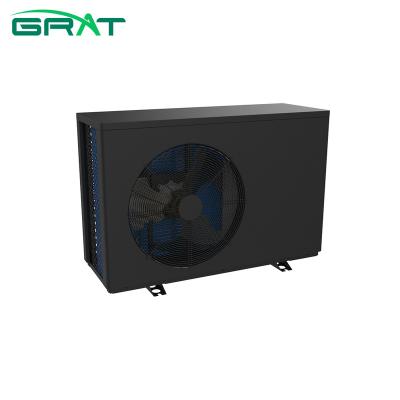 China RV GRAT Brand Pool Heat Pump Manufacturer R32 Stainless Steel Galvanized Black Pool Heat Pump 2.8-11.5 Kw for sale