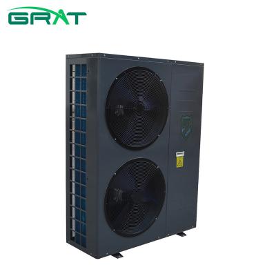 China RV GRAT Brand Heat Pumps R32 DC Inverter Heating & Cooling & DHW 3 in 1 Heat Pump Galvanized Black Air Source Heat Pump 6.5-40KW for sale