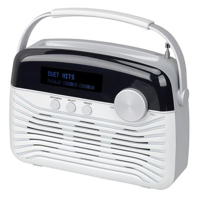 China 2020 Retro Radio Home Hot Selling Portable Finished Radio Pll Fm Rubber Radio With Usb/sd Slot for sale