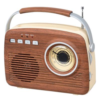 China Wholesale Retro Mini Custom Am /fm Home Radio Wholesale Blue Tooth Speaker Radio With 10am/10fm Stations Memory for sale