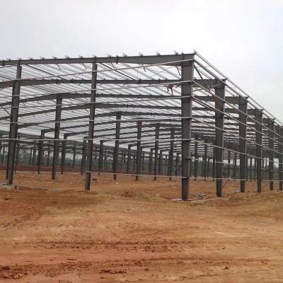 중국 Hdg Steel Structure Workshop With Solid H Shape Steel Beam Model Number Circular Steel Tube 판매용