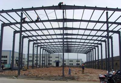 중국 Steel Prefabricated Warehouse Building With Rock Wool Roof And Wall Panel 판매용