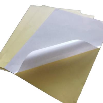 China Chemical-Mechanical Pulp Yellow Self-Adhesive Sticker Paper for sale