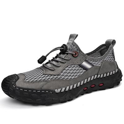 China 2022 fashion trend large size men's leisure running shoes mountaineering shoes mesh sandals outdoor breathable lightweight sports tide for sale