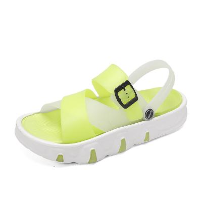 China Breathable Sandals Man Summer Wear Ladies Non-slip Thick-soled Outdoor New Trend Sports Casual Driving Lovers Beach Shoes for sale