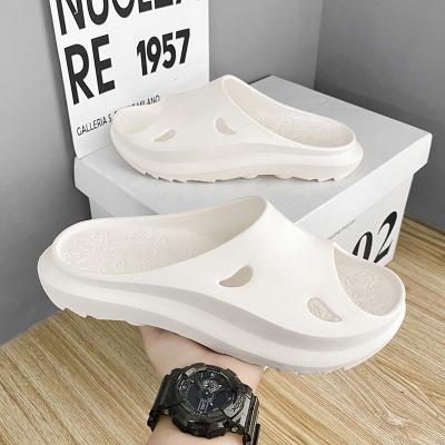 China Hot-selling Cushioning Non-slip Slippers Men's Home Slippers In Summer Neutral Couples Bathroom Slippers Waterproof Adult Daily Casual Shoes for sale