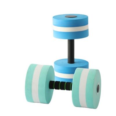 China Various Functions Useful EVA Foam Aqua Workouts Training Water Dumbbell Swimming Dumbbells For Sale SURF-10 for sale