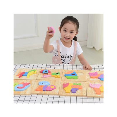 China Cartoon Toy Low Cost Wide Varieties Iq Price Custom Kids Game Eva Puzzle for sale