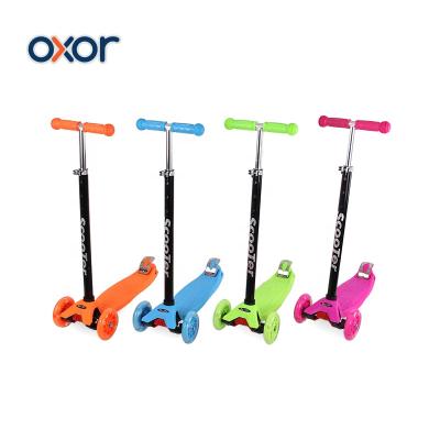 China Tik Tok Hot Sale Foldable 4 Wheel PU Baby Kick Scooter for sale