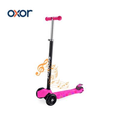 China Children scooter with led music Cheap buy folding kids kick scooter online with led deck&music for sale