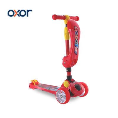 China Wholesale Newest Arrival PU Kids Scooter 3 Wheel With Music for sale