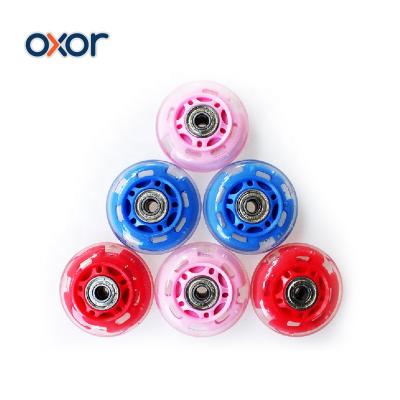 China Kids Scooter Wheel 120MM 110mm 80mm PU Bearings ABEC 7 Wheels For Scooter for sale