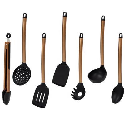 China 2020 Factory Price Viable Heat Resistant Silicone Nonstick Cookware Sets for sale