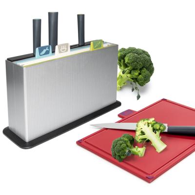 China Wholesale 9 Pcs Viable Cutting Board Set Chopper With Base For Cooking for sale