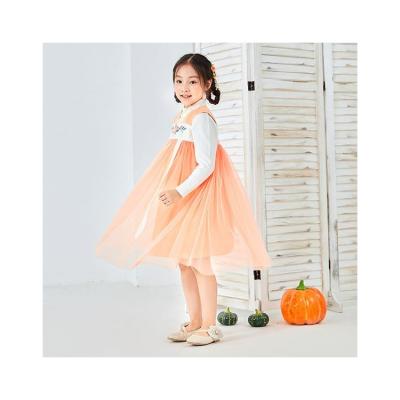 China Breathable Kids Wedding Dresses Chinese Traditional Girls Sleeveless Dress for sale