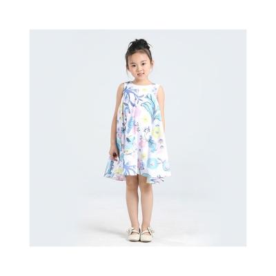 China Breathable Cute Casual Baby Girls Dress Kids Clothing Children Simple Summer for sale