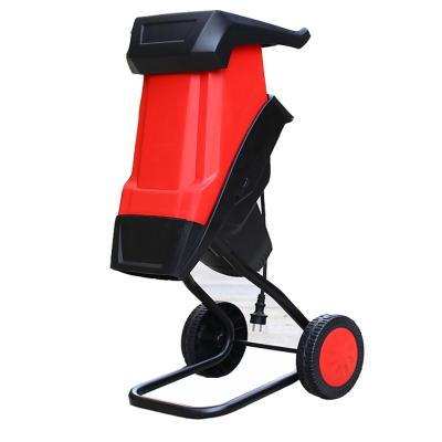 China Machine repair shops leaf shredder machine factory direct sales 2500W 40mm cutting width garden branch leaf shredder for sale