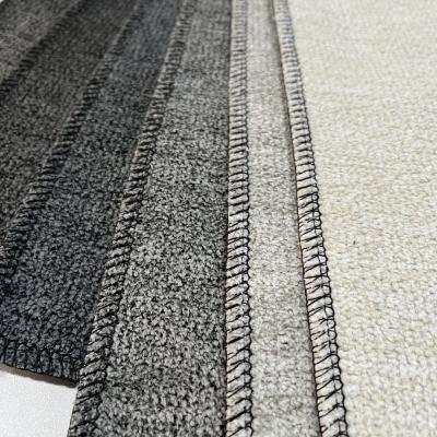 Китай 100 polyester anti pill simple light bonded upholstery home textile fabric imitation polyester sofa linen fabric продается