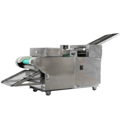 China Durable MS Automatic Chin Chin Cutting Machine / Mimi Shrimp Cutting Machine Can Cut Size 1x1cm for sale