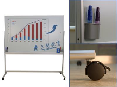 China Free Standing Portable Electronic Whiteboard For Projection And Dry-Erase with Tray for sale