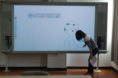 China 120inch Dry Erasing Interactive Writing Board , Digital Interactive Whiteboard for sale