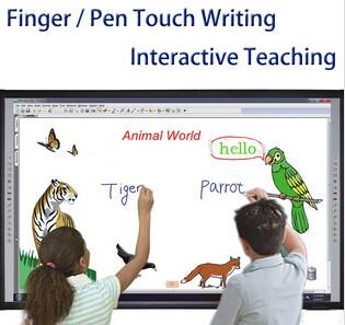 China IR Multi-Touch Fashion Style Infrared Smart Interactive Whiteboard Learning System for sale