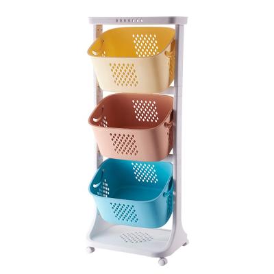 China Save Space Kid Colorful Plastic Storage Toy Organizer / Eco - Friendly New Arrival for sale