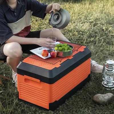 China Viable Good Quality Plastic Collapsible Container Car Trunk Camping Foldable Storage Box for sale