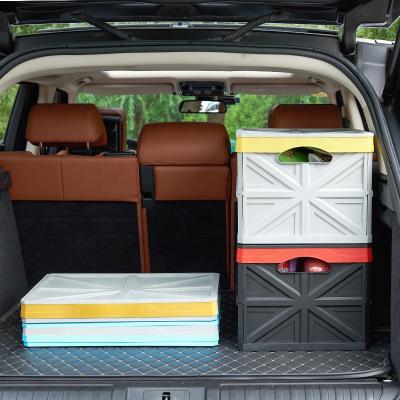 China Sustainable Hot Selling Collapsible Collapsible Plastic Storage Box For Home Storage And Car Trunk for sale