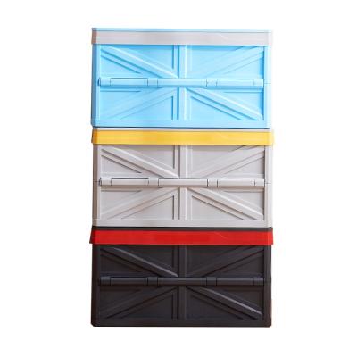 China Sustainable Hot Selling Plastic Collapsible Storage Box Trash Can For Home Storage And Car Trunk for sale