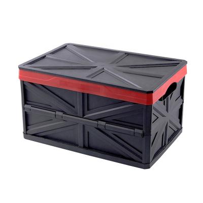 China Sustainable Wholesale Collapsible Storage Container Plastic Collapsible Box Storage Stackable Bin for sale