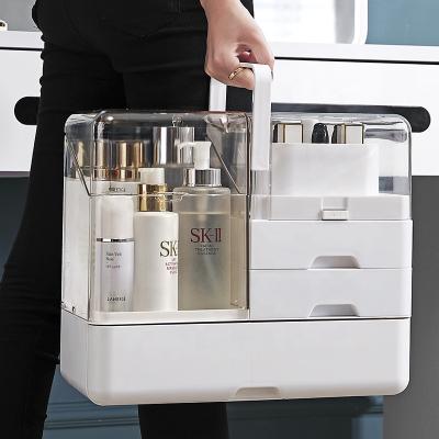 China 2019 new arrival multifunctional vanity table viable makeup organizer for cosmetic for sale