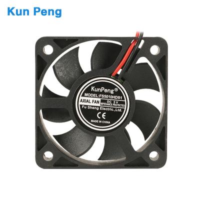 China Pure Copper Wire Factory Supply CE Approved 5010 DC 5v Exhaust Motor Air Axial Flow Fan for sale