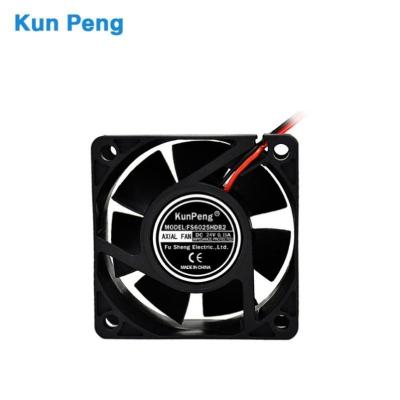 China Hotels DC Blower Radial Fan 6025 5V 12V Supplort 60X60X25Mm Fan for sale