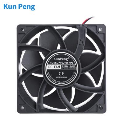 China Exhaust 2 Year Warranty Ventilation Original PK12038 120 x 120 Delta DC Fan 0.22A X 38 Mm 12V Violent Fan For Mining Machine for sale